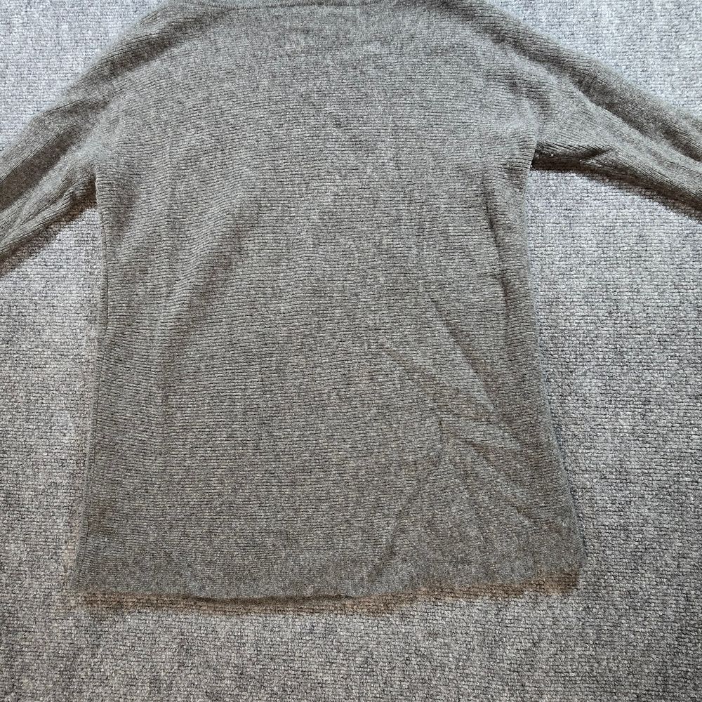 J.Crew Italian Cashmere Gray Crewneck Sweater Womens XXS Soft Knit - Picture 7 of 7